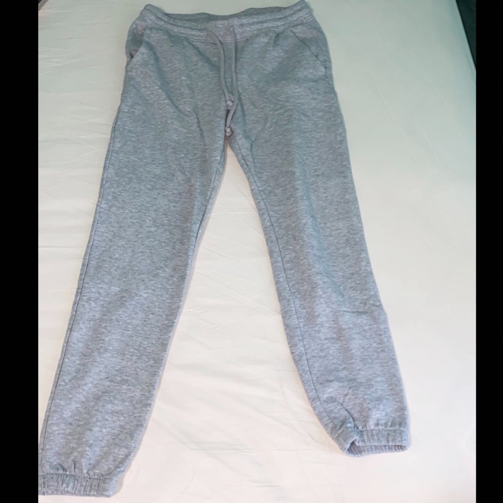 Grey sweatpants
